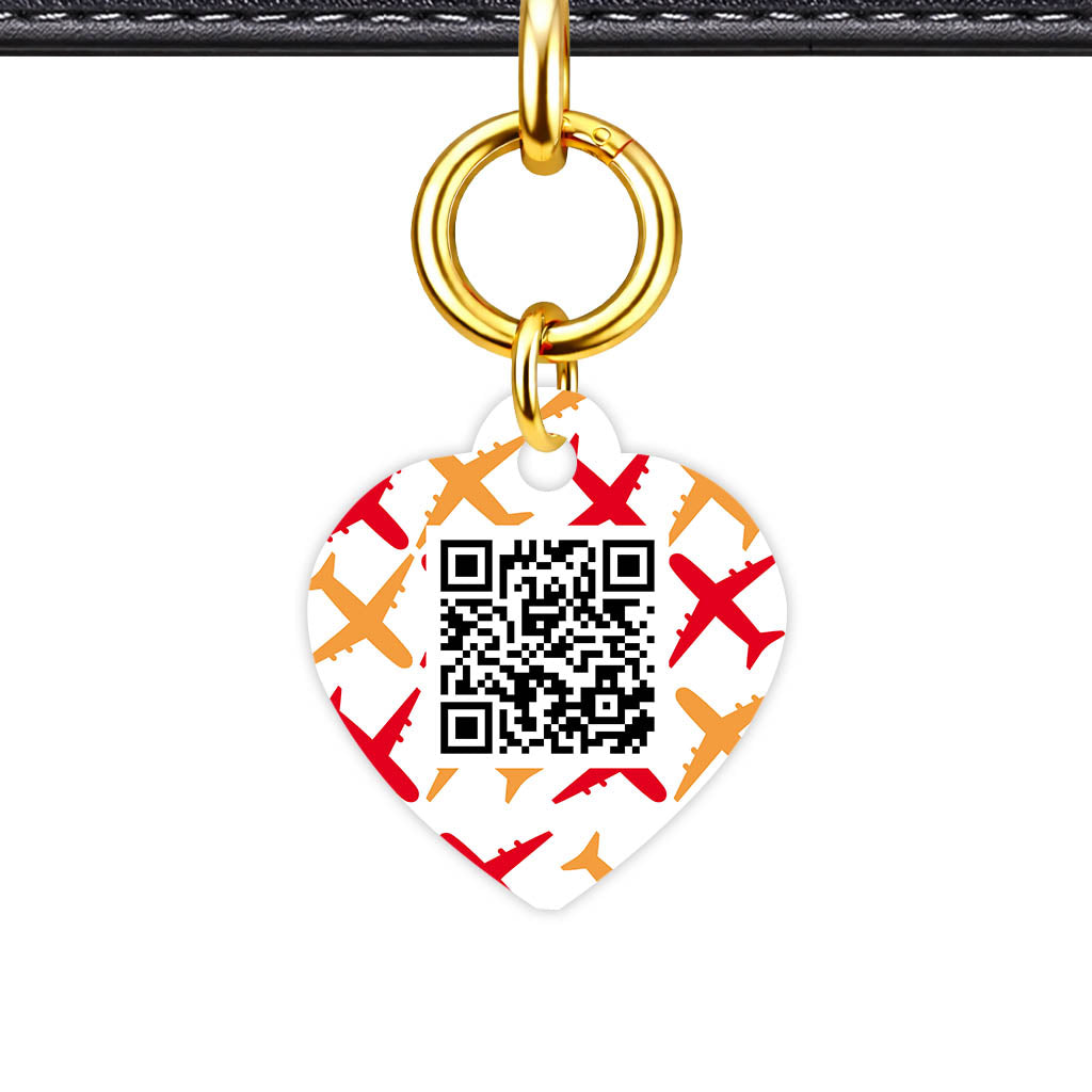 Planes QR Smart Pet Id Tag Tag (Dog Tag & Cat Tag)