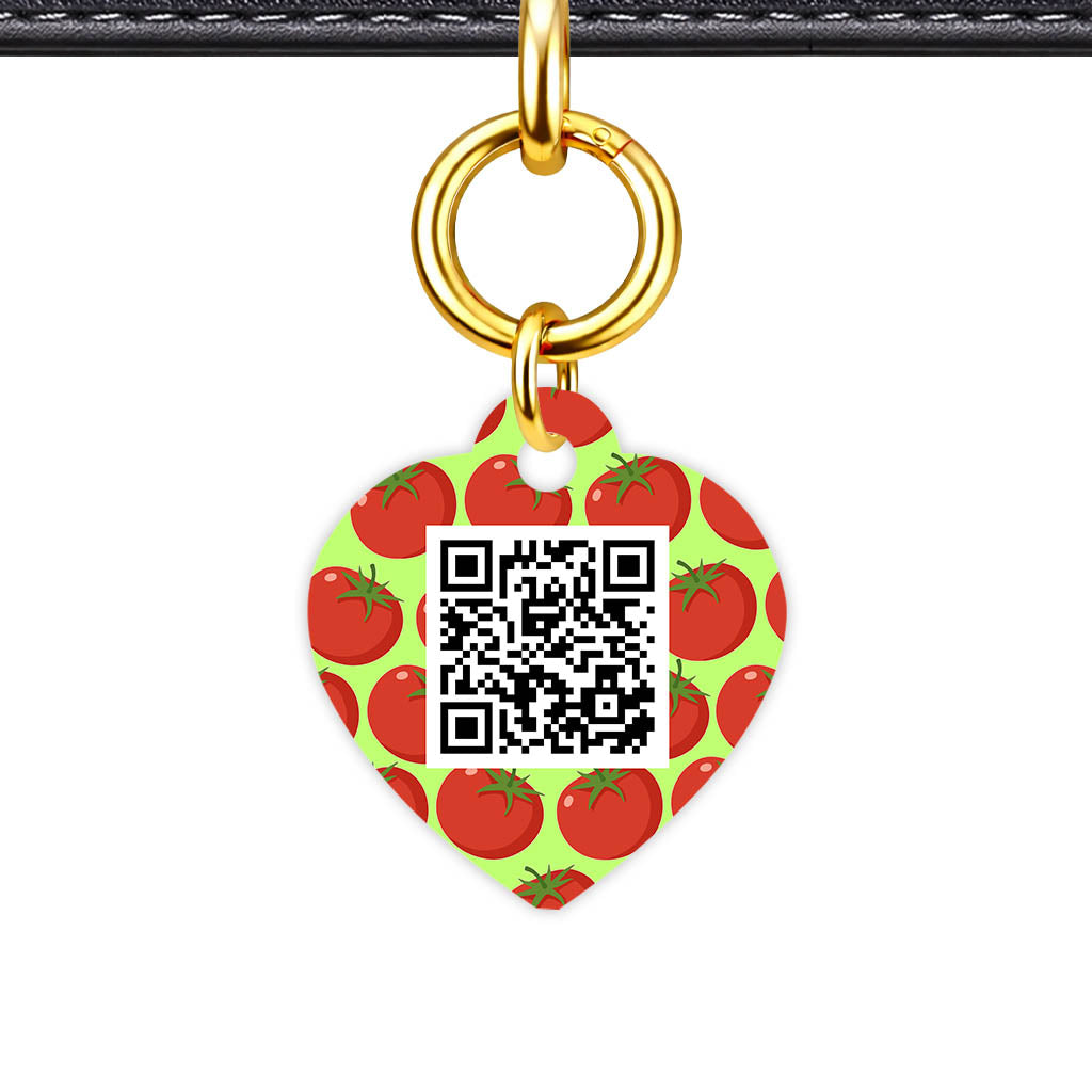 Tomato QR Smart Pet Id Tag Tag (Dog Tag & Cat Tag)