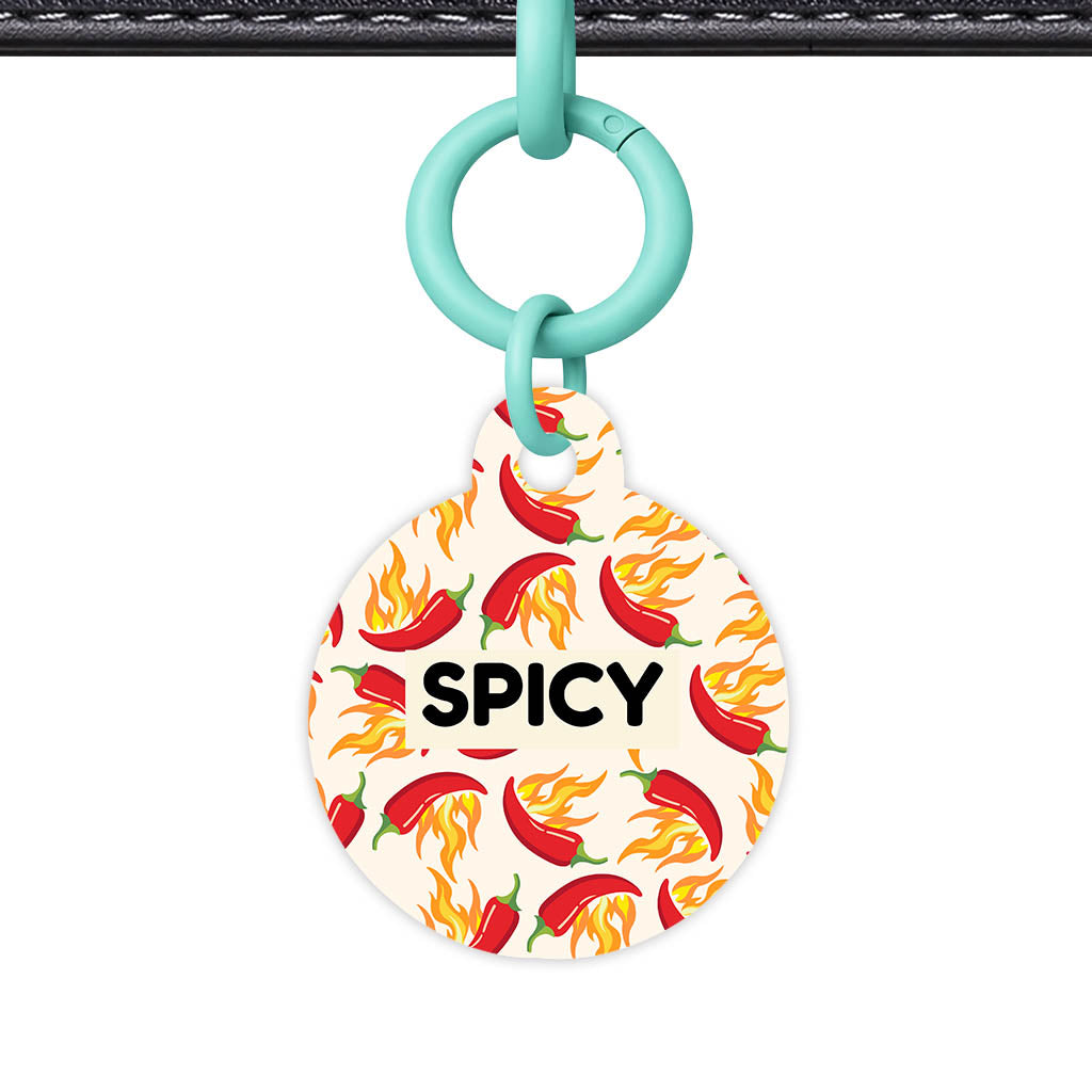 Flaming chillis Classic Pet ID Tag (Dog Tag & Cat Tag)