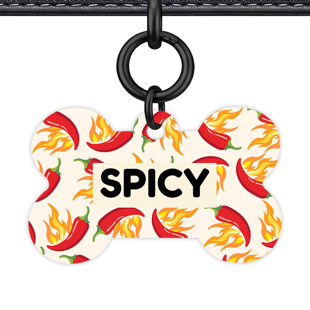 Flaming chillis Classic Pet ID Tag (Dog Tag & Cat Tag)