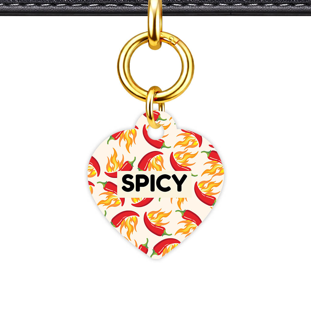 Flaming chillis QR Smart Pet Id Tag Tag (Dog Tag & Cat Tag)
