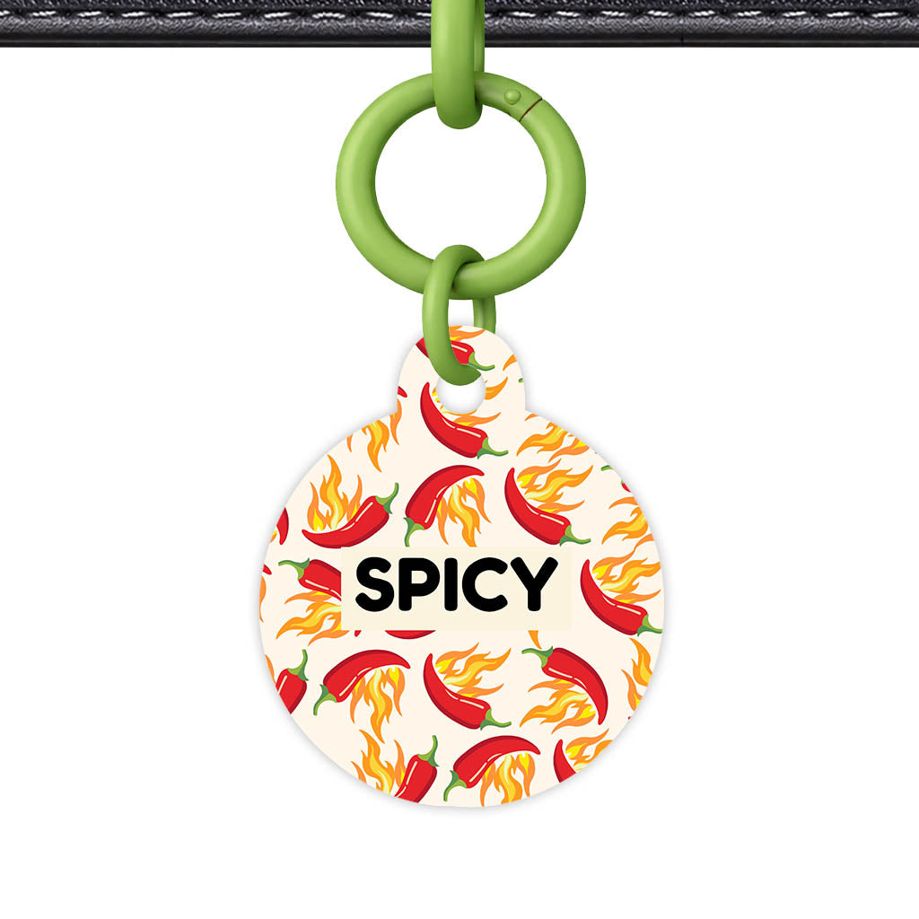 Flaming chillis Classic Pet ID Tag (Dog Tag & Cat Tag)