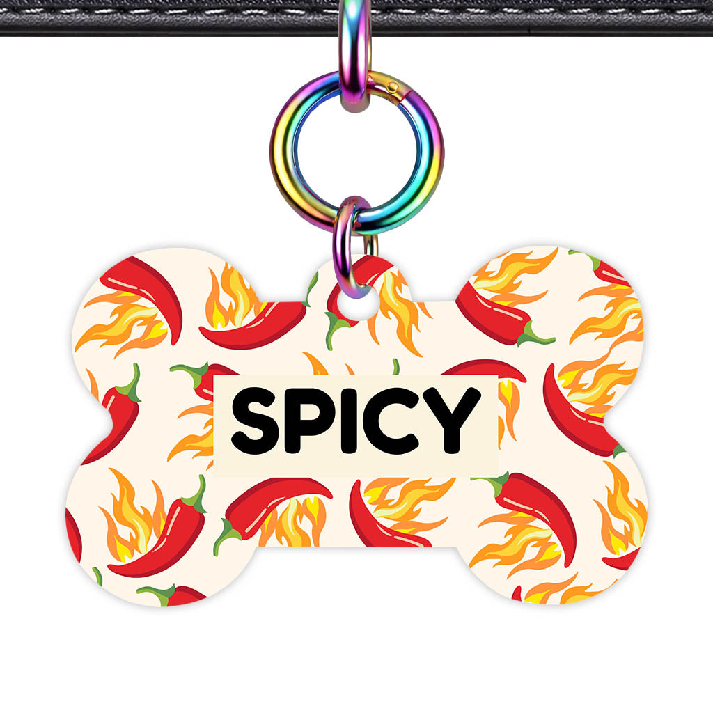 Flaming chillis Classic Pet ID Tag (Dog Tag & Cat Tag)