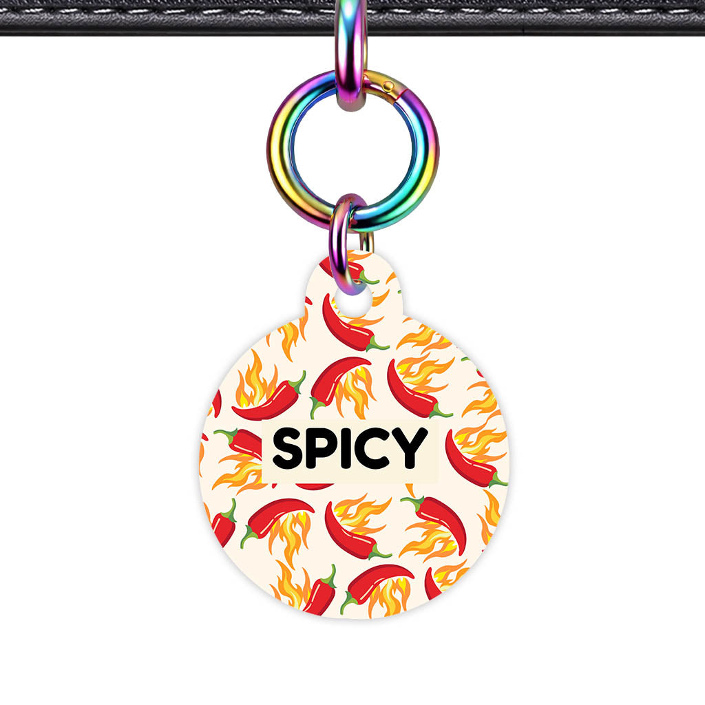 Flaming chillis Classic Pet ID Tag (Dog Tag & Cat Tag)
