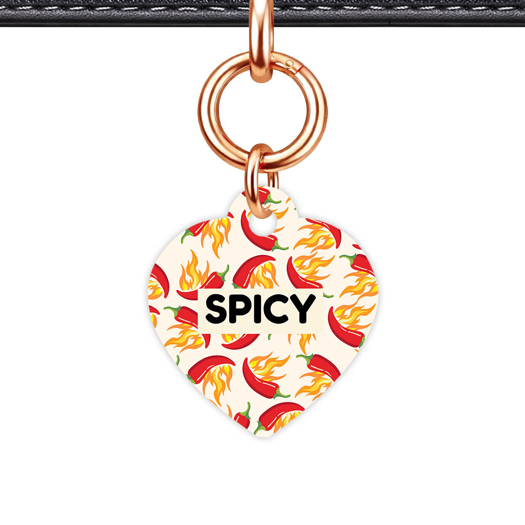 Flaming chillis QR Smart Pet Id Tag Tag (Dog Tag & Cat Tag)