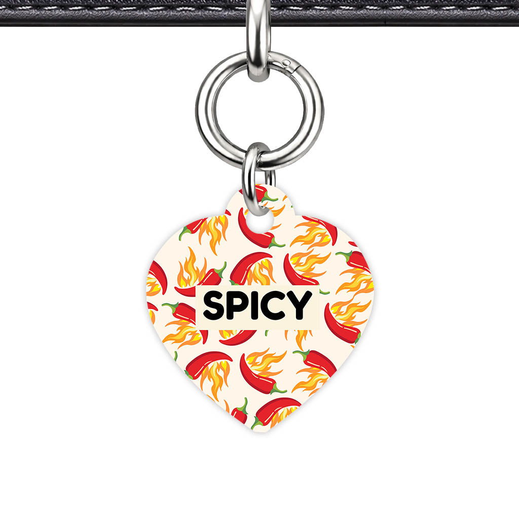 Flaming chillis QR Smart Pet Id Tag Tag (Dog Tag & Cat Tag)