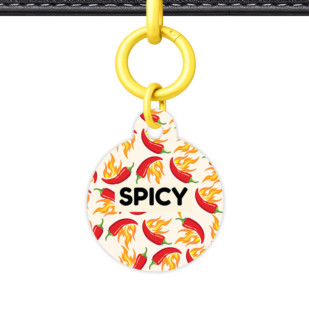 Flaming chillis Classic Pet ID Tag (Dog Tag & Cat Tag)