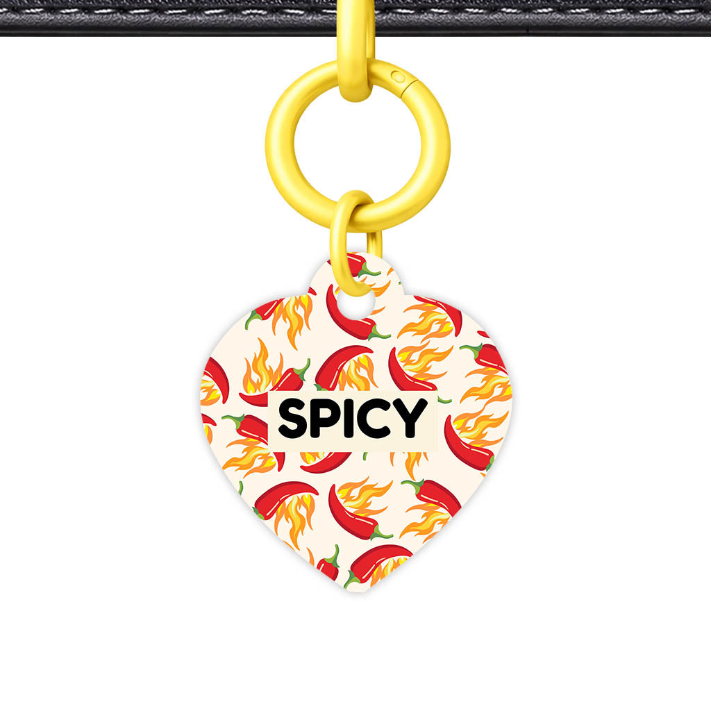 Flaming chillis QR Smart Pet Id Tag Tag (Dog Tag & Cat Tag)