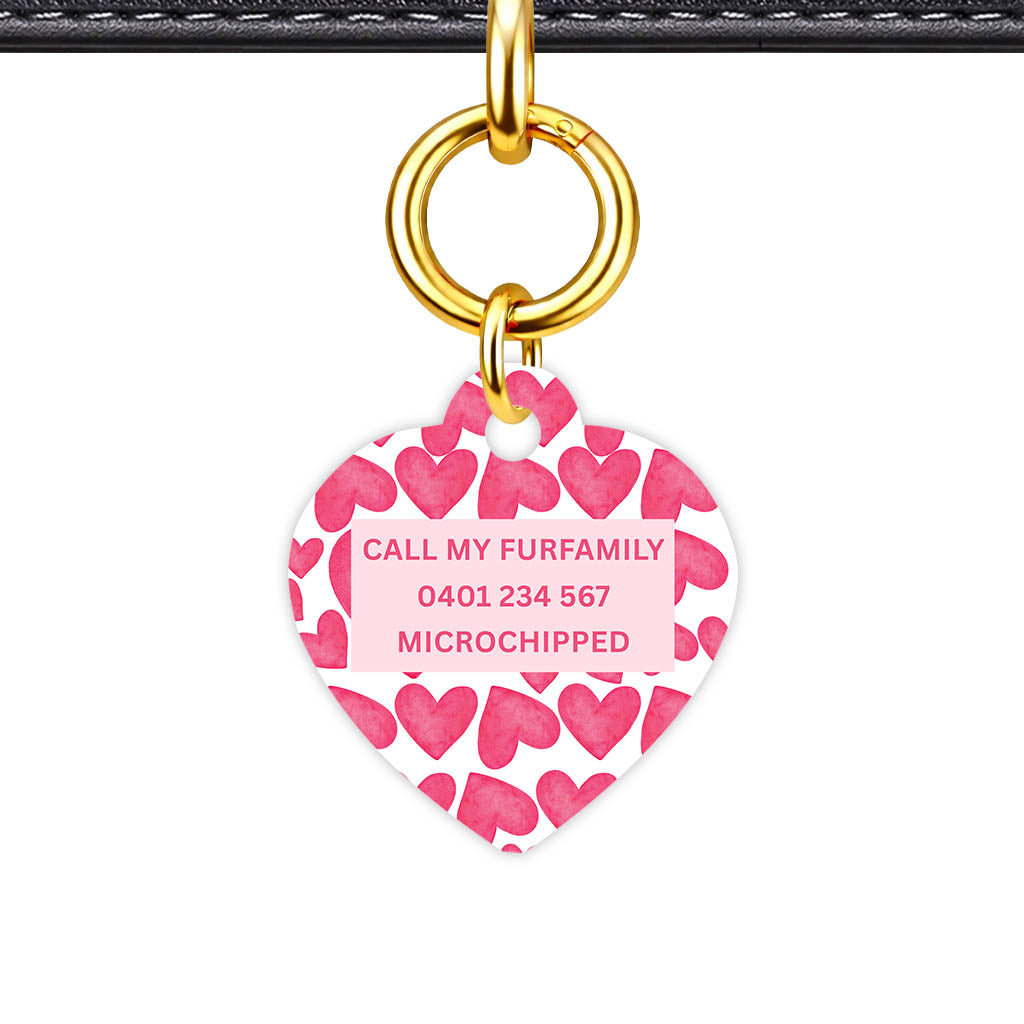 True Love Hearts Classic Pet ID Tag (Dog Tag & Cat Tag)