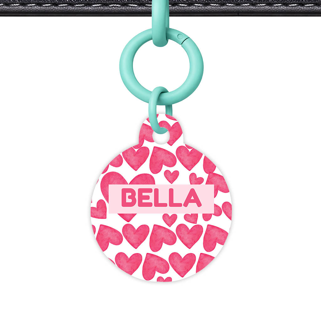 True Love Hearts Classic Pet ID Tag (Dog Tag & Cat Tag)