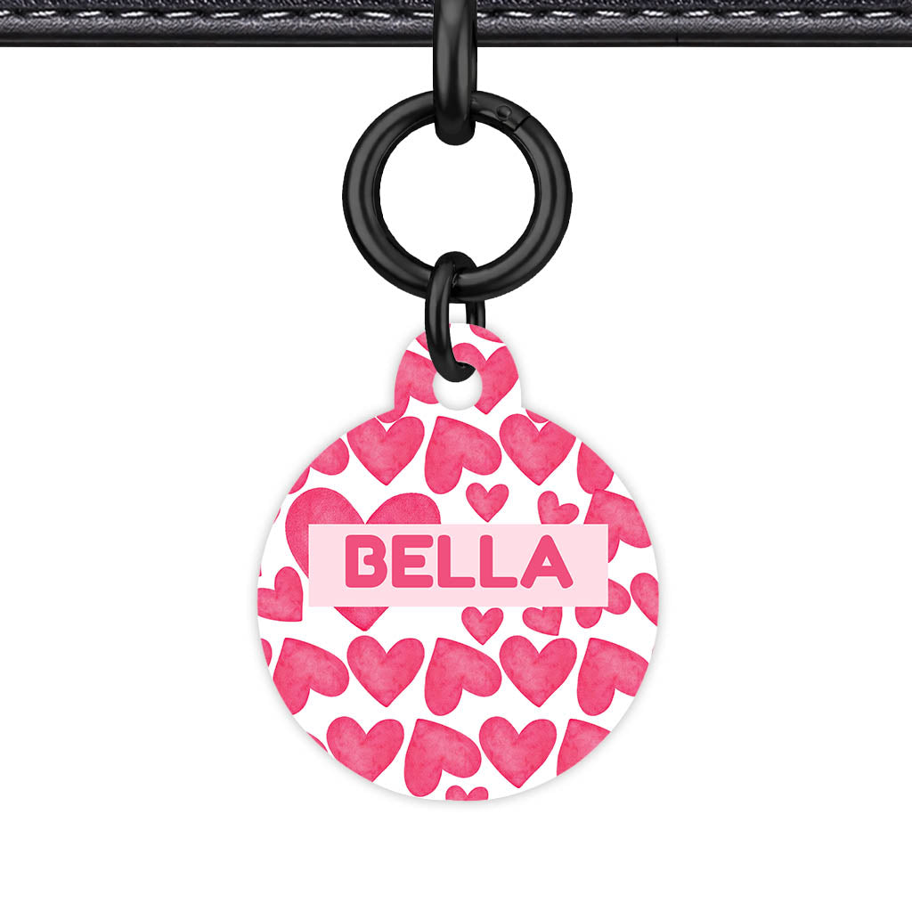 True Love Hearts QR Smart Pet Id Tag Tag (Dog Tag & Cat Tag)