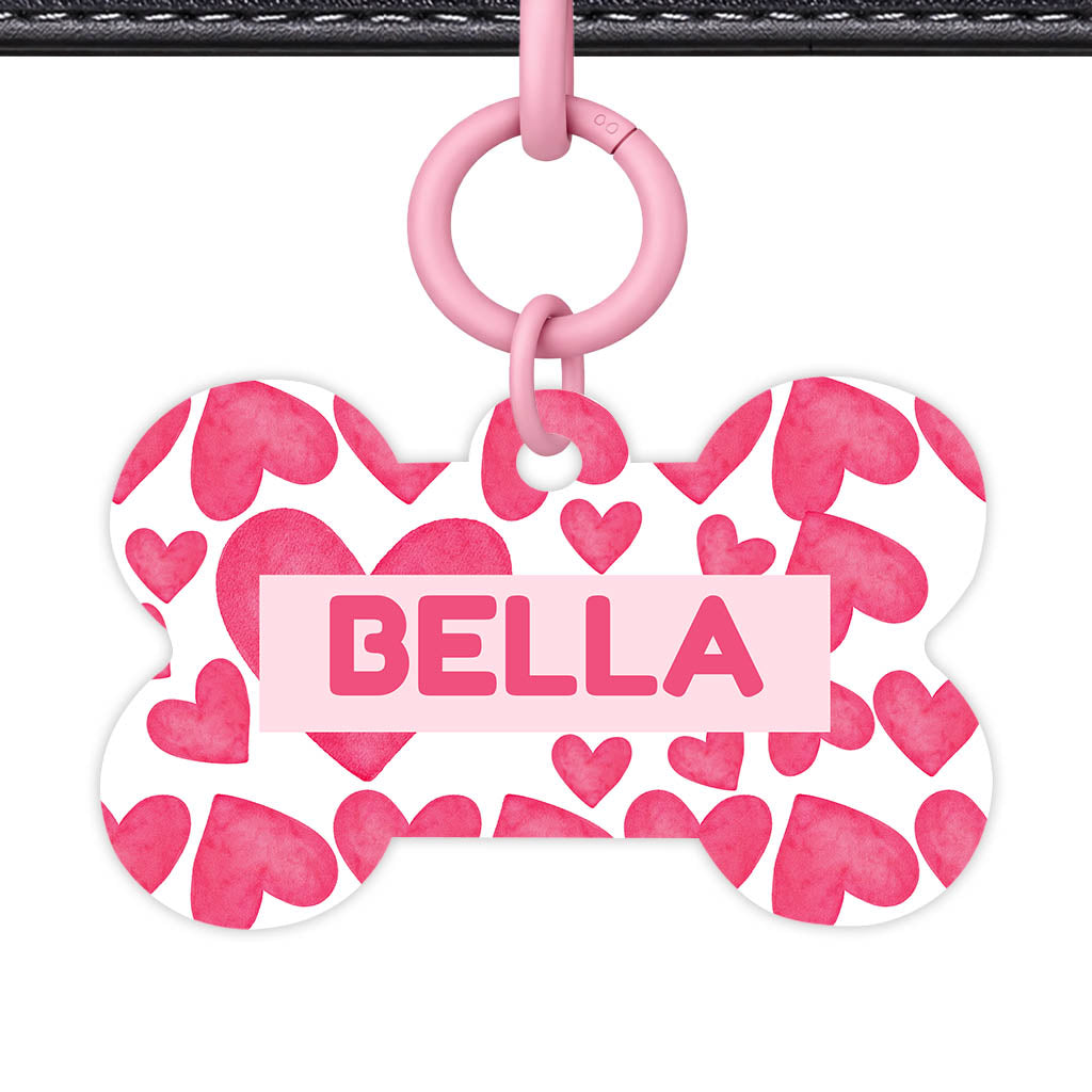True Love Hearts Classic Pet ID Tag (Dog Tag & Cat Tag)