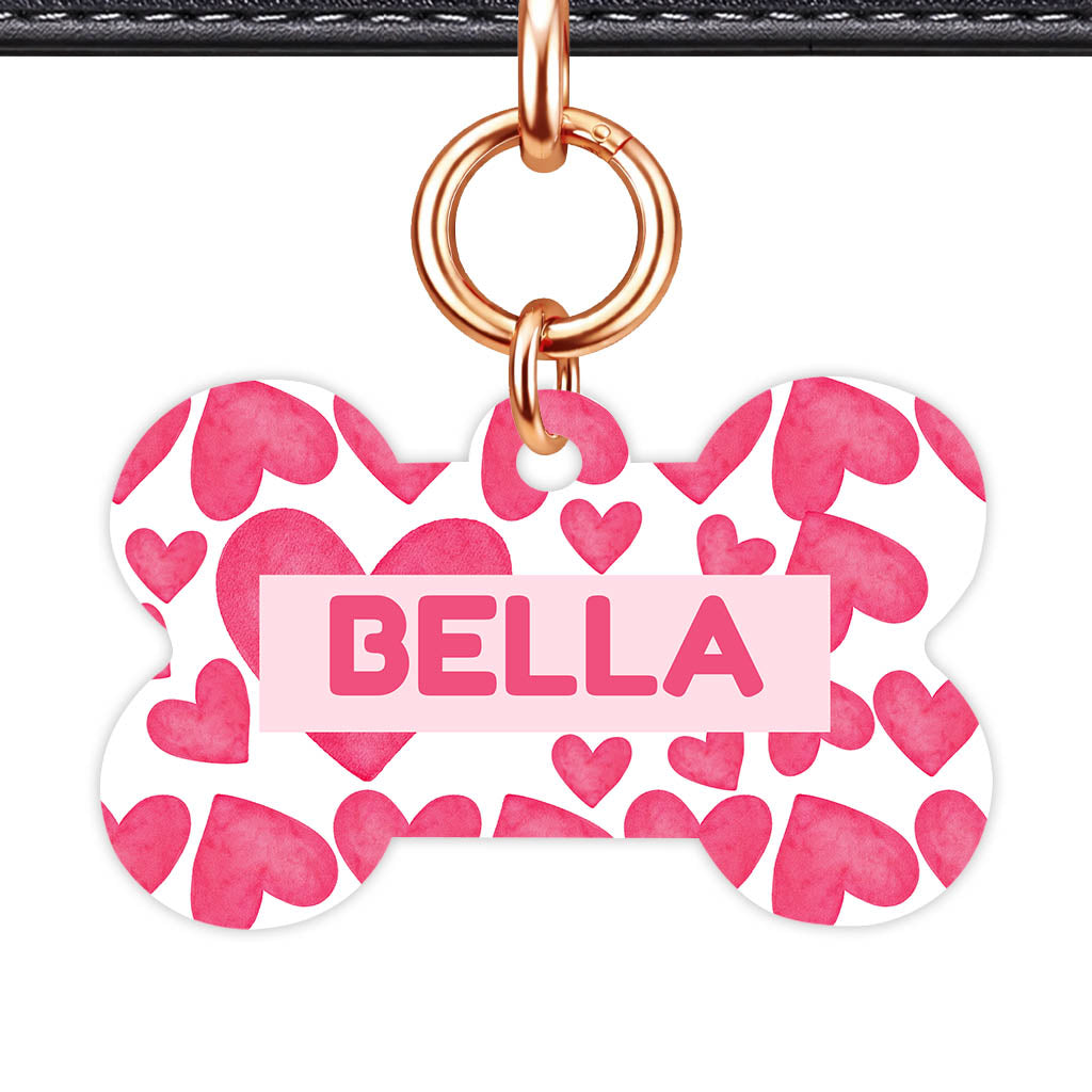 True Love Hearts Classic Pet ID Tag (Dog Tag & Cat Tag)