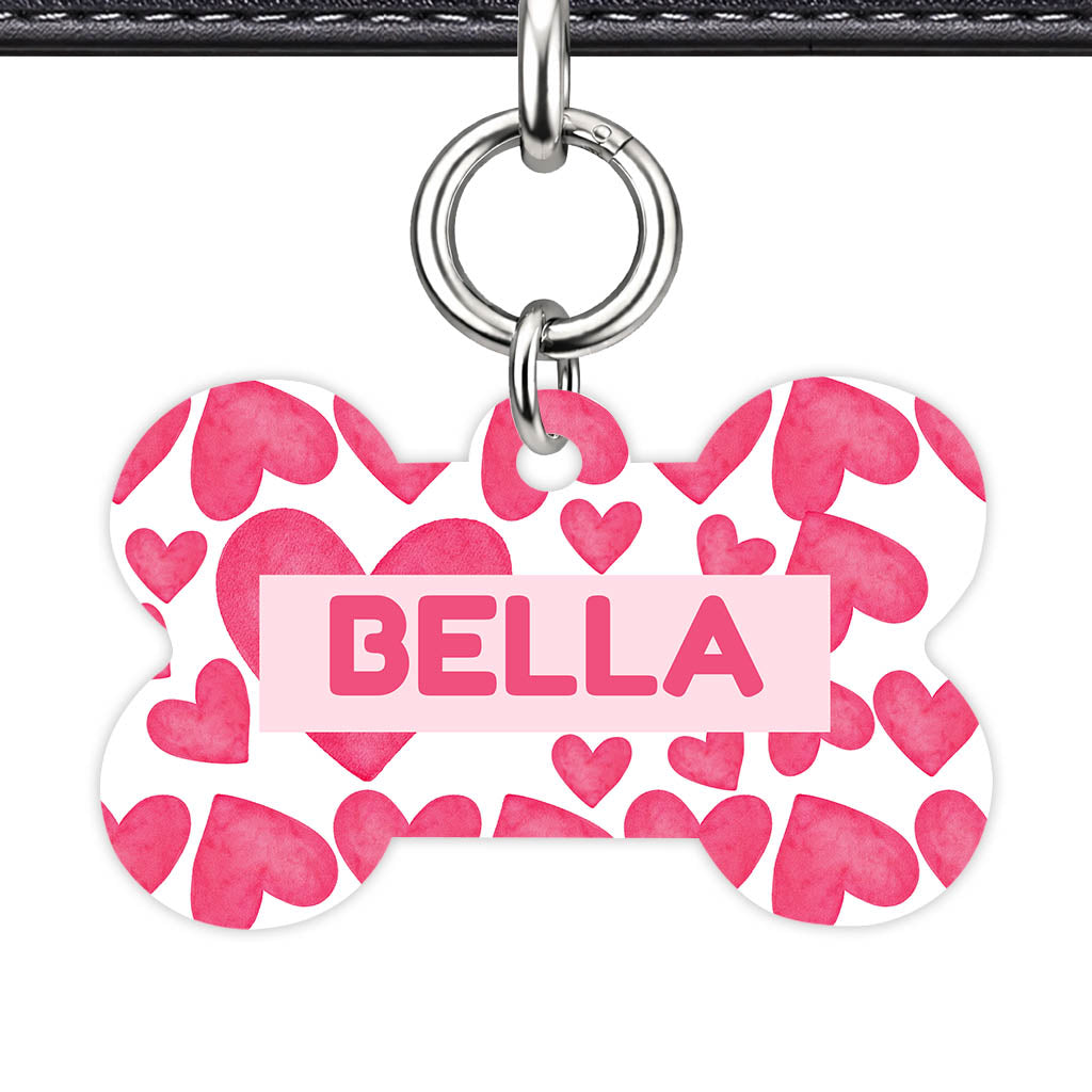 True Love Hearts Classic Pet ID Tag (Dog Tag & Cat Tag)
