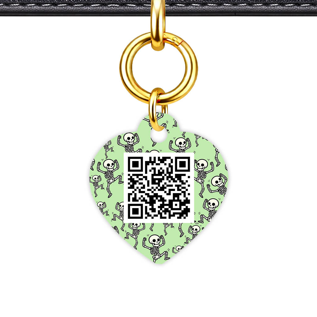 Skeletons QR Smart Pet Id Tag Tag (Dog Tag & Cat Tag)