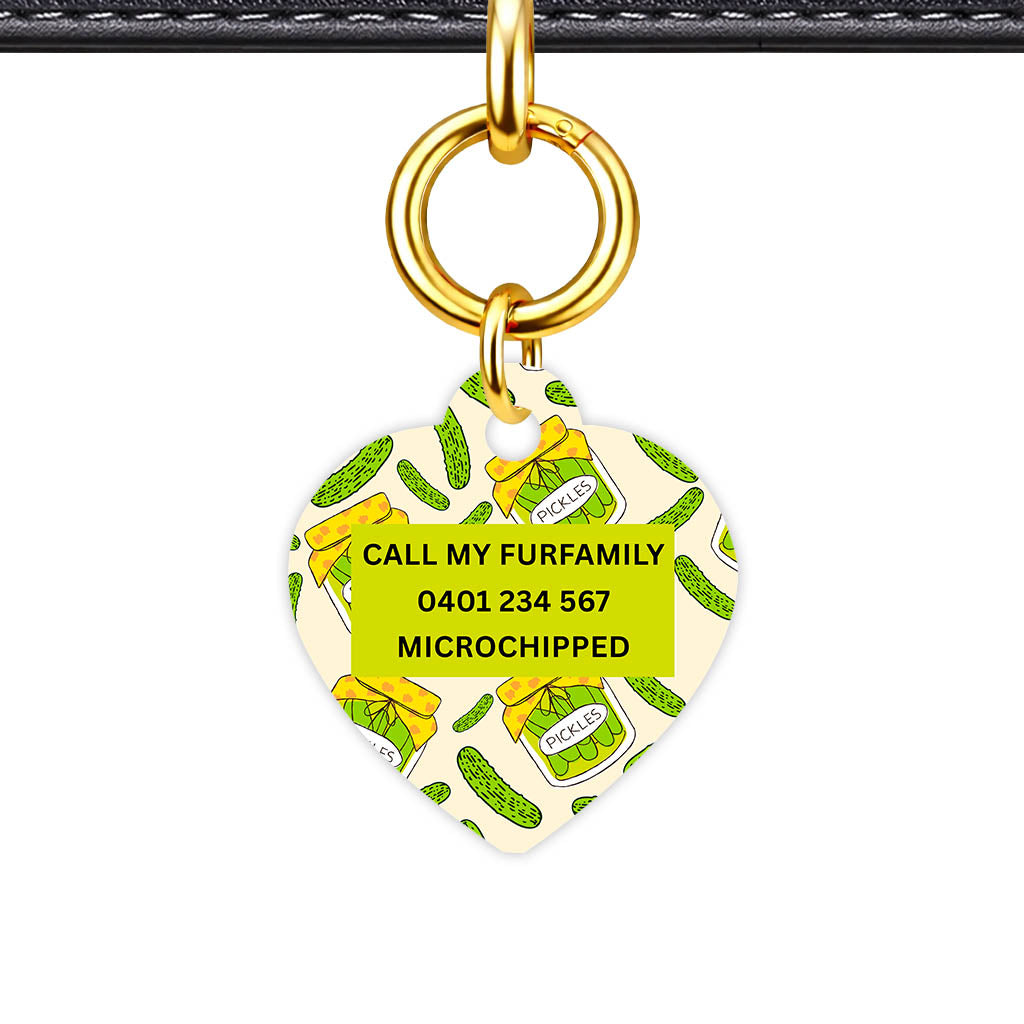 Pickled Pickles Classic Pet ID Tag (Dog Tag & Cat Tag)