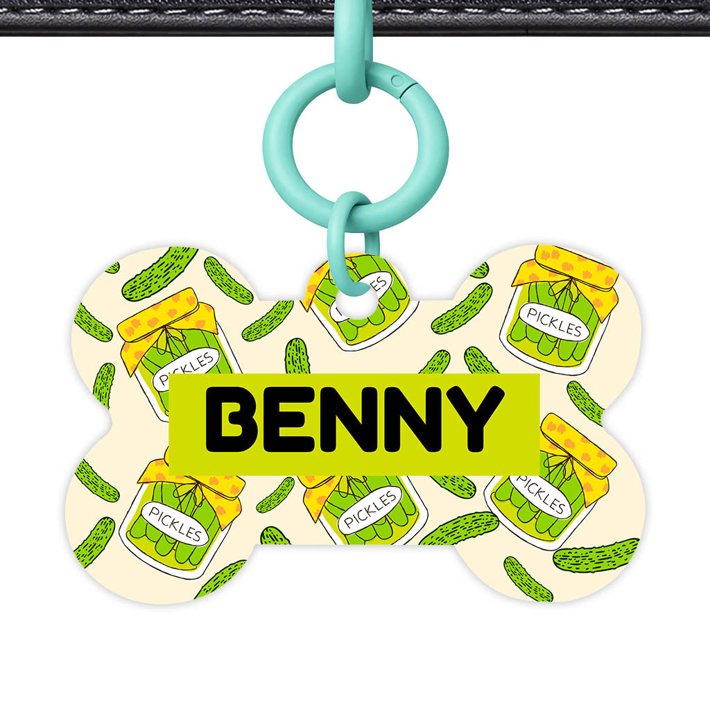 Pickled Pickles Classic Pet ID Tag (Dog Tag & Cat Tag)
