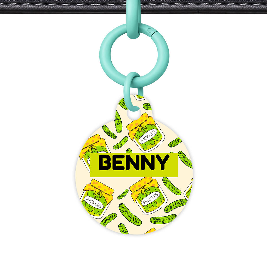 Pickled Pickles QR Smart Pet Id Tag Tag (Dog Tag & Cat Tag)