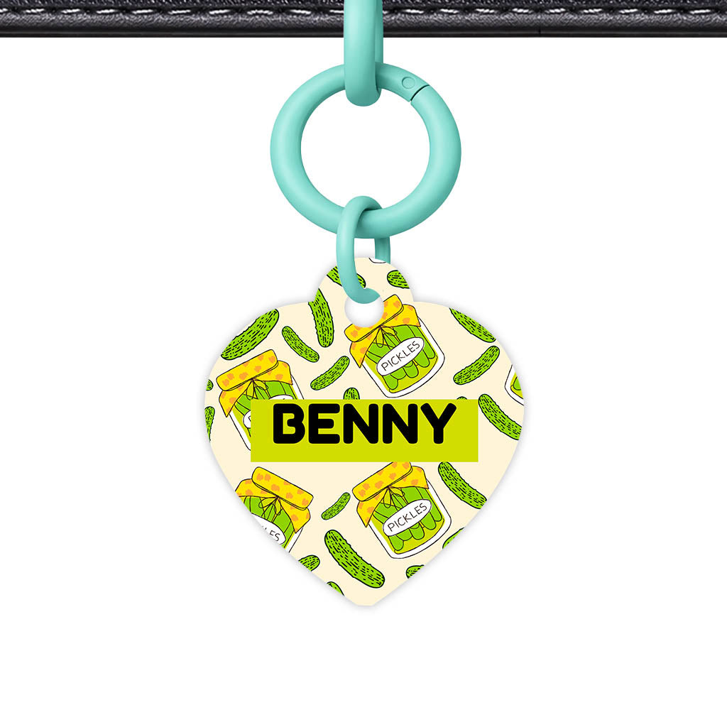 Pickled Pickles QR Smart Pet Id Tag Tag (Dog Tag & Cat Tag)