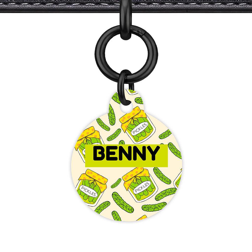 Pickled Pickles QR Smart Pet Id Tag Tag (Dog Tag & Cat Tag)