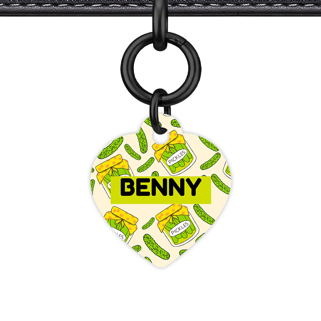 Pickled Pickles QR Smart Pet Id Tag Tag (Dog Tag & Cat Tag)