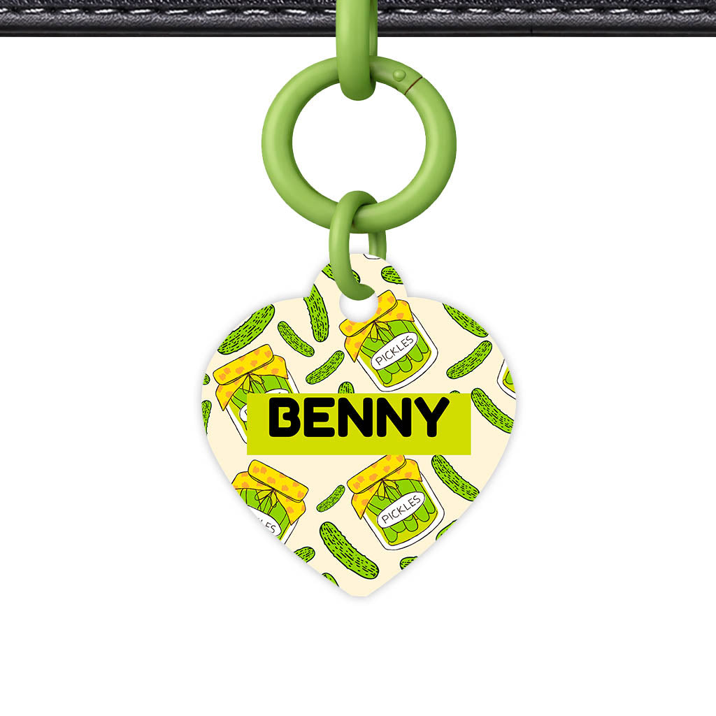 Pickled Pickles QR Smart Pet Id Tag Tag (Dog Tag & Cat Tag)