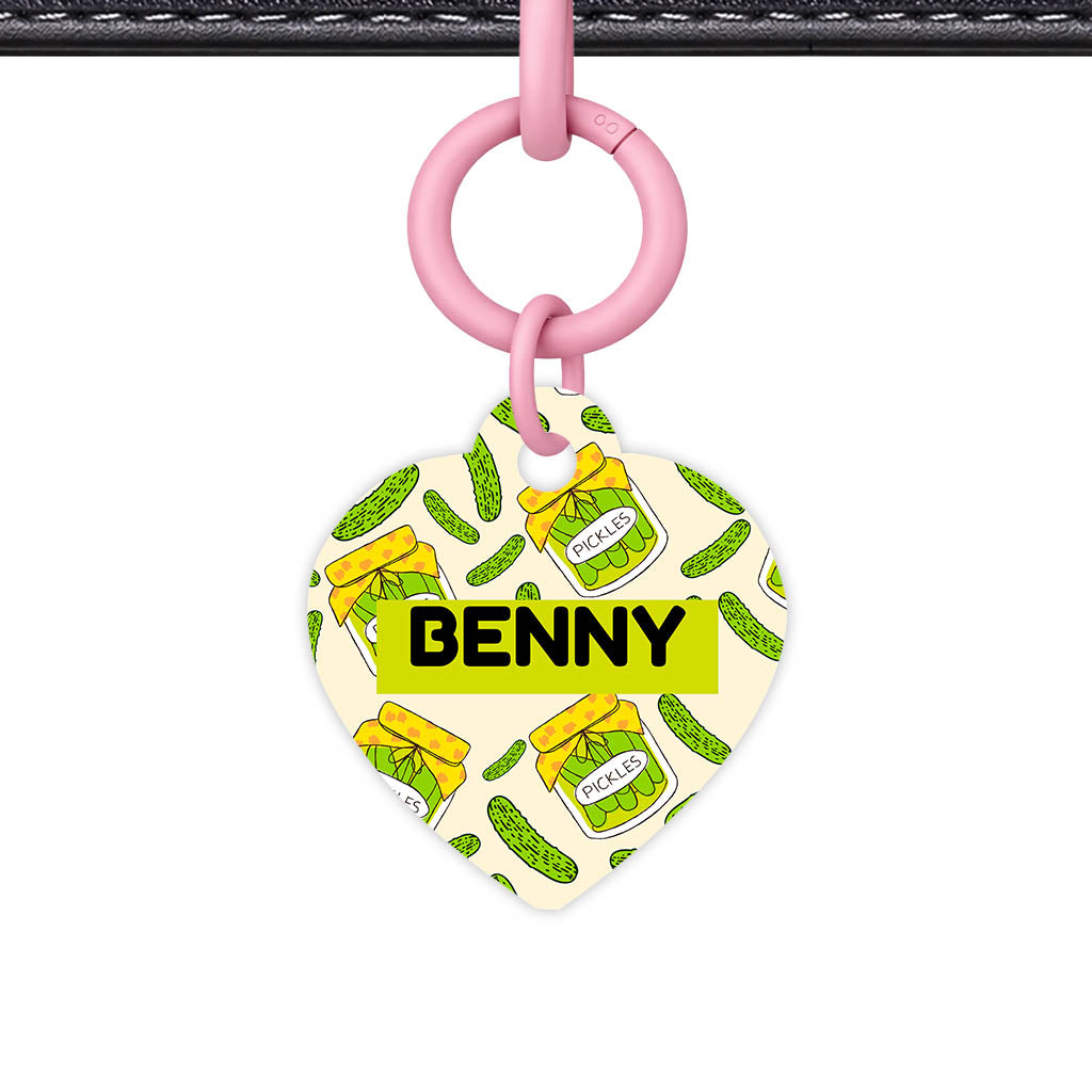 Pickled Pickles QR Smart Pet Id Tag Tag (Dog Tag & Cat Tag)