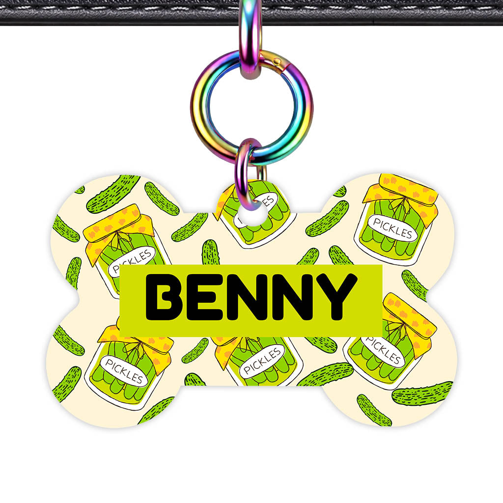 Pickled Pickles Classic Pet ID Tag (Dog Tag & Cat Tag)