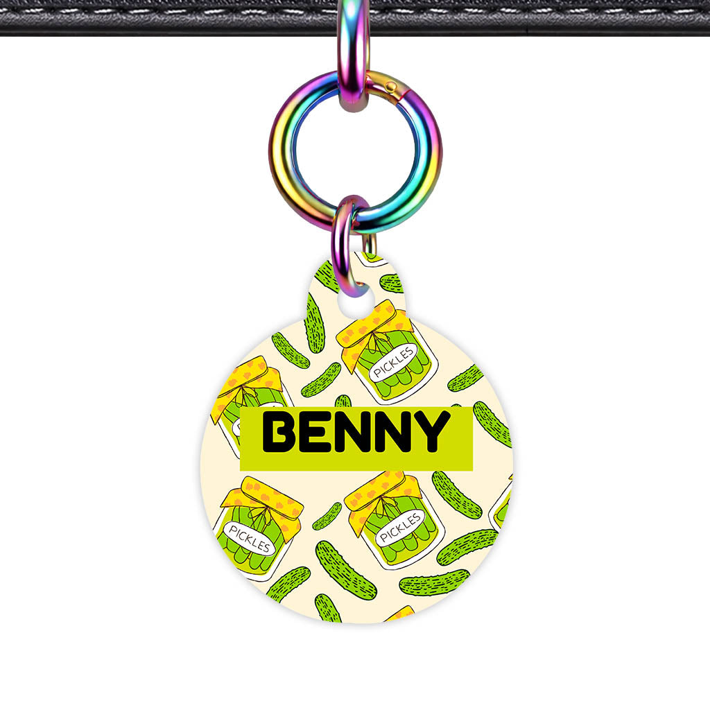 Pickled Pickles QR Smart Pet Id Tag Tag (Dog Tag & Cat Tag)