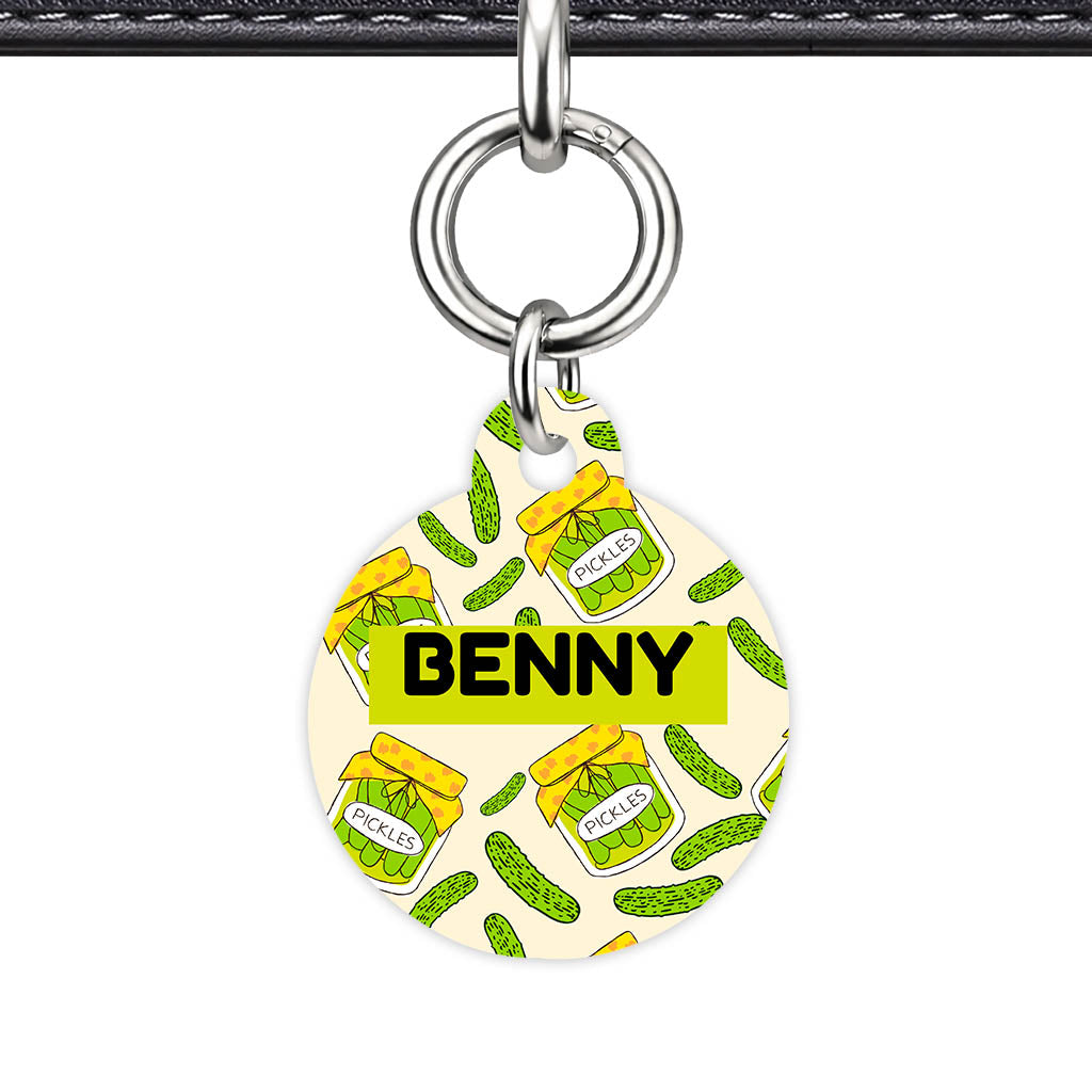 Pickled Pickles QR Smart Pet Id Tag Tag (Dog Tag & Cat Tag)