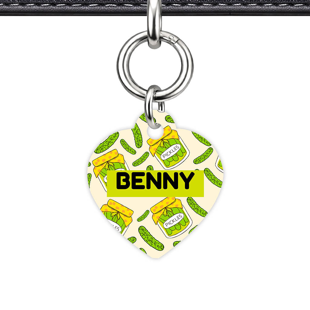 Pickled Pickles QR Smart Pet Id Tag Tag (Dog Tag & Cat Tag)