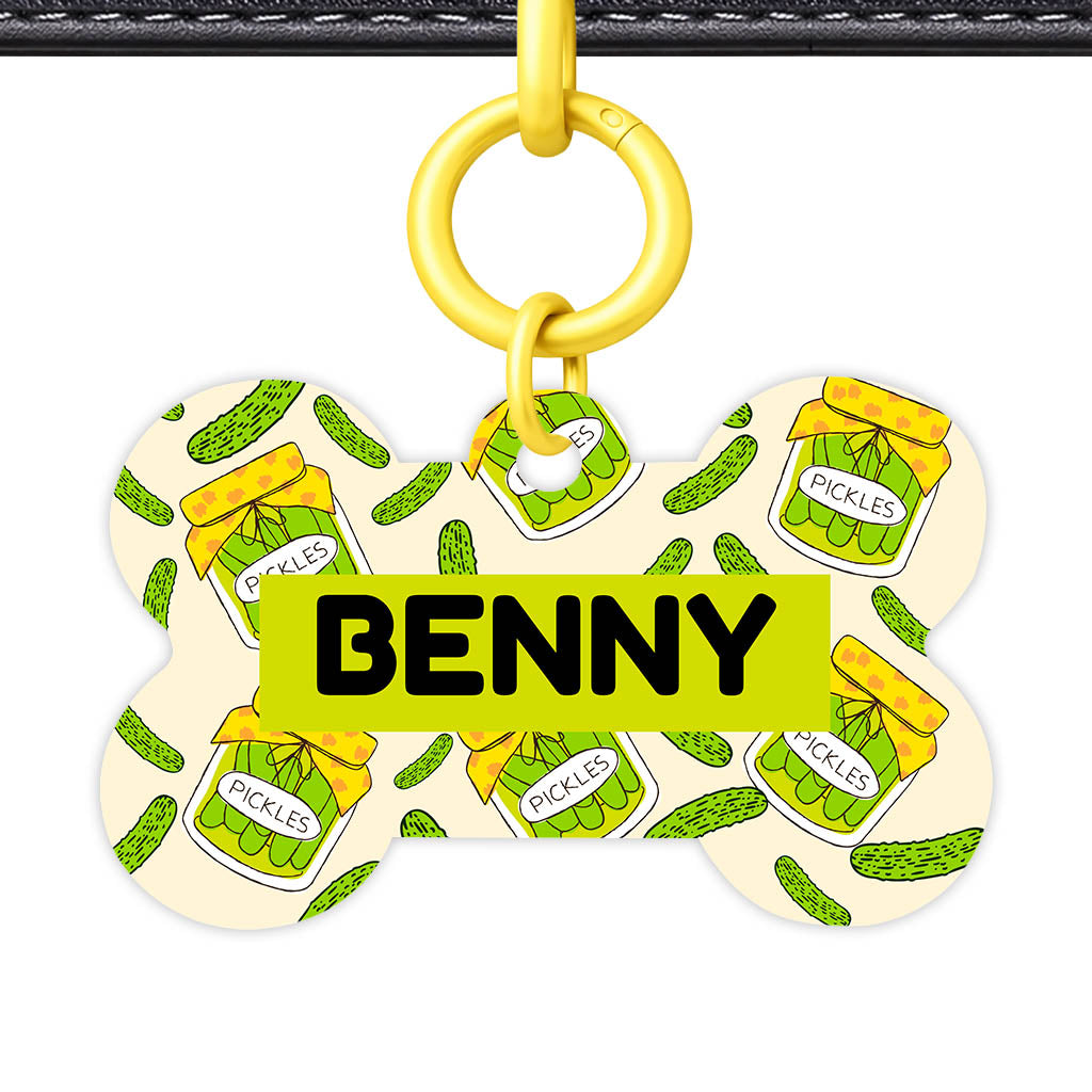 Pickled Pickles Classic Pet ID Tag (Dog Tag & Cat Tag)