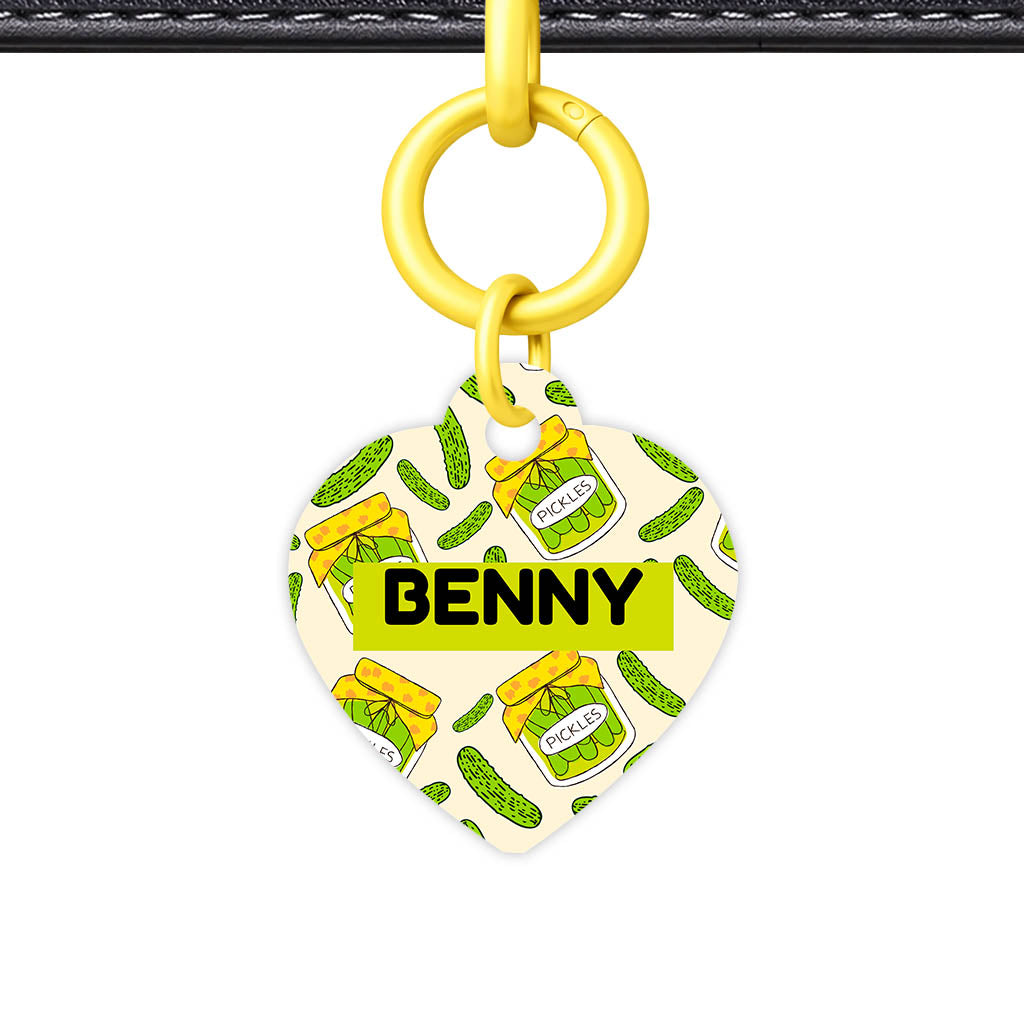 Pickled Pickles QR Smart Pet Id Tag Tag (Dog Tag & Cat Tag)