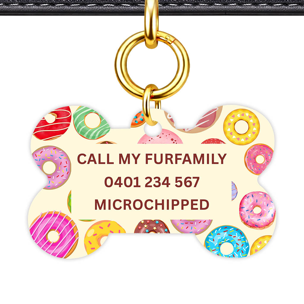 Donuts Classic Pet ID Tag (Dog Tag & Cat Tag)