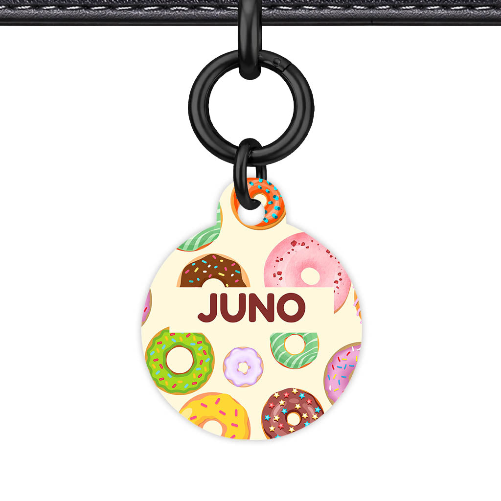 Donuts QR Smart Pet Id Tag Tag (Dog Tag & Cat Tag)