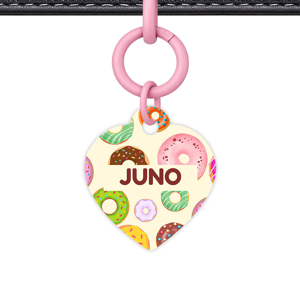 Donuts QR Smart Pet Id Tag Tag (Dog Tag & Cat Tag)