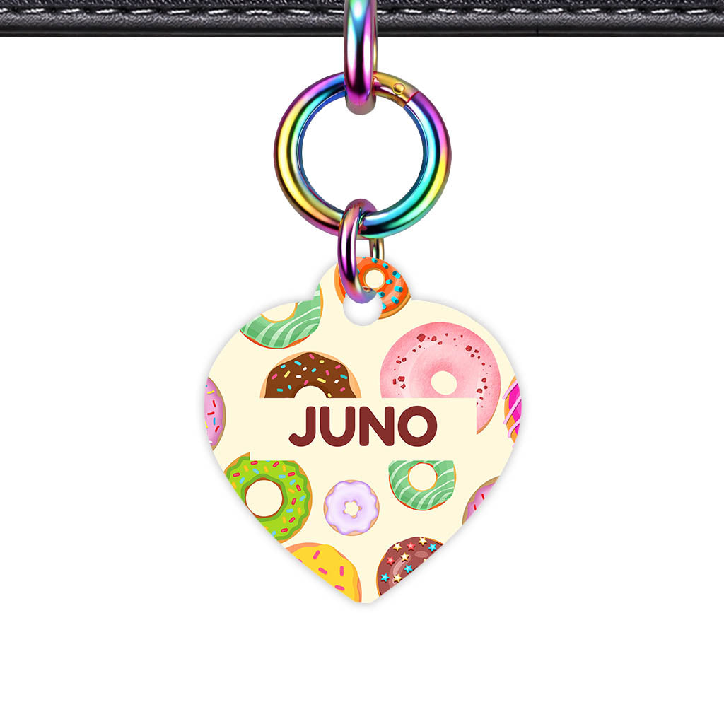 Donuts QR Smart Pet Id Tag Tag (Dog Tag & Cat Tag)