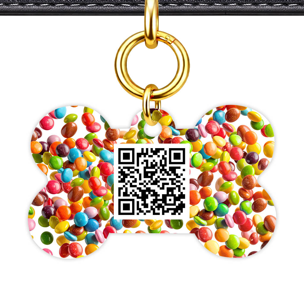 Smarties QR Smart Pet Id Tag Tag (Dog Tag & Cat Tag)