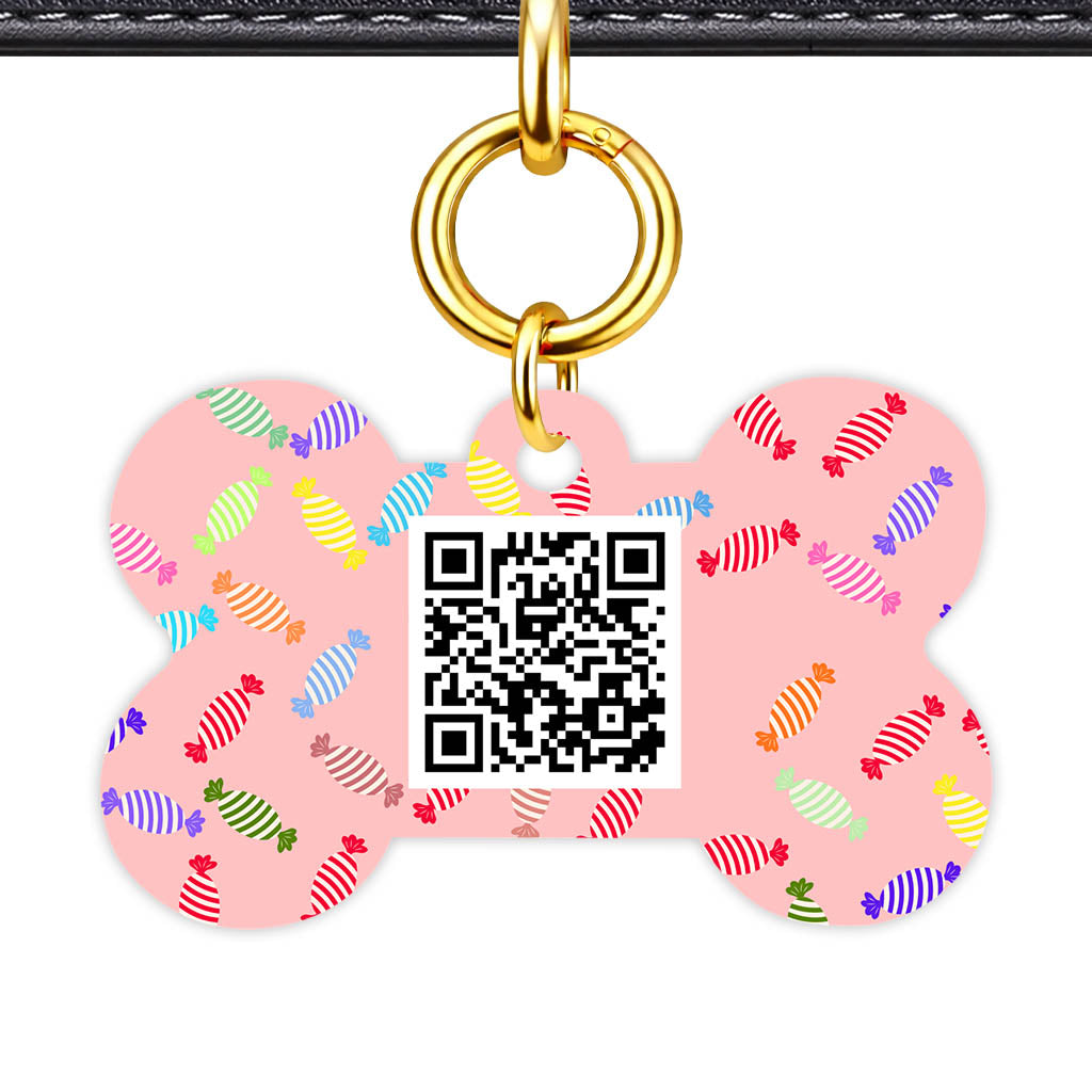 Lollies QR Smart Pet Id Tag Tag (Dog Tag & Cat Tag)