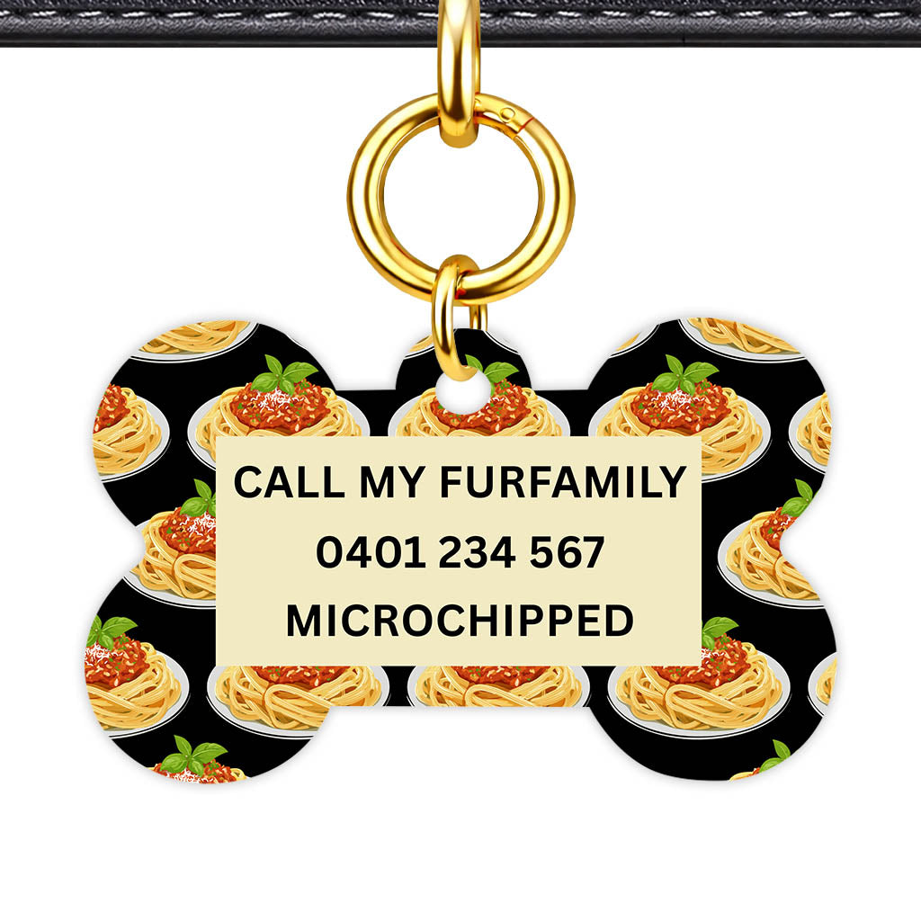 Spaghetti Classic Pet ID Tag (Dog Tag & Cat Tag)
