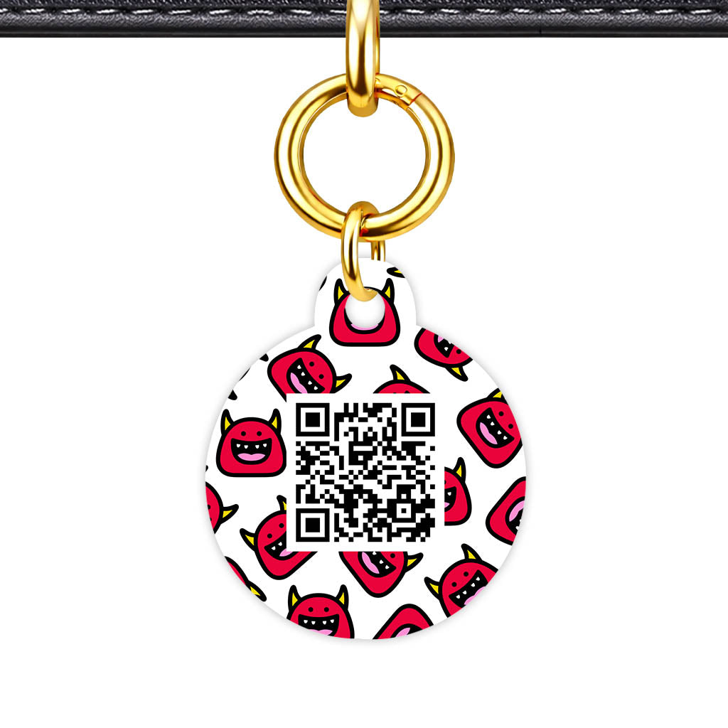 Devil QR Smart Pet Id Tag Tag (Dog Tag & Cat Tag)