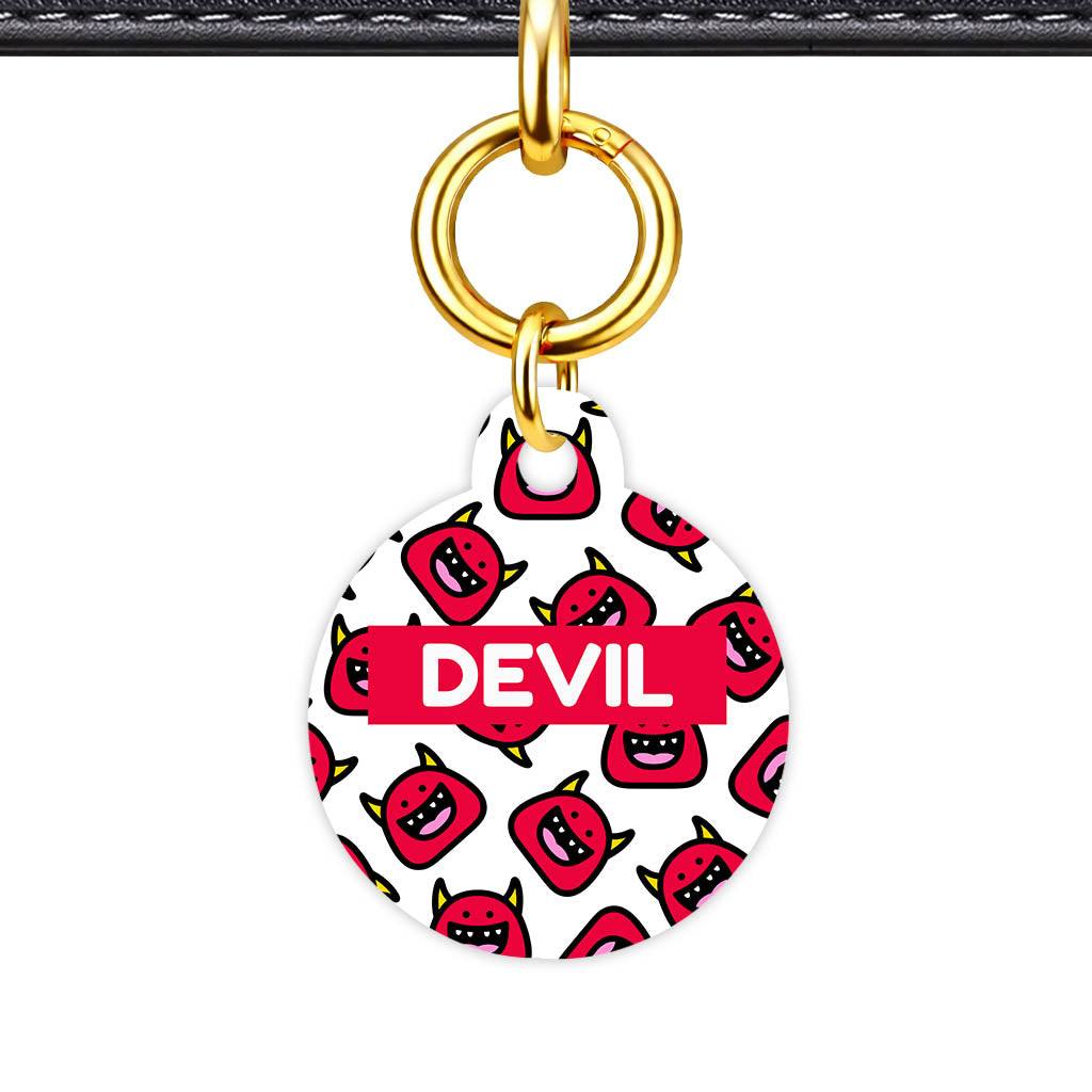 Devil QR Smart Pet Id Tag Tag (Dog Tag & Cat Tag)