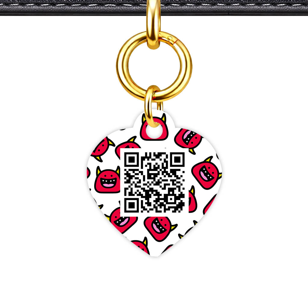 Devil QR Smart Pet Id Tag Tag (Dog Tag & Cat Tag)