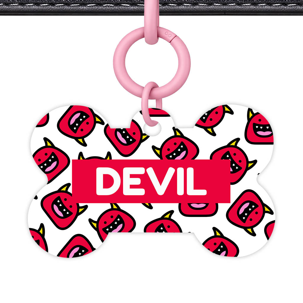 Devil QR Smart Pet Id Tag Tag (Dog Tag & Cat Tag)