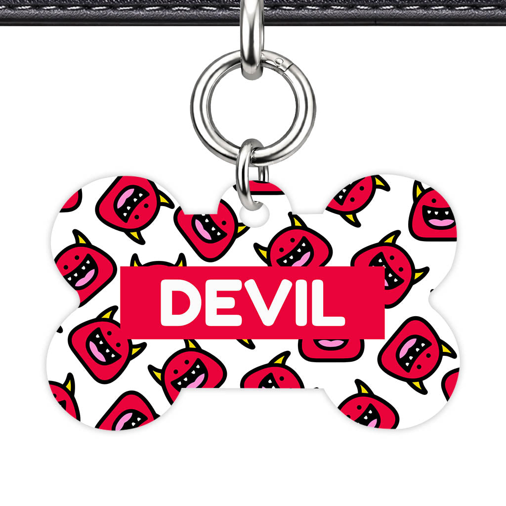 Devil QR Smart Pet Id Tag Tag (Dog Tag & Cat Tag)