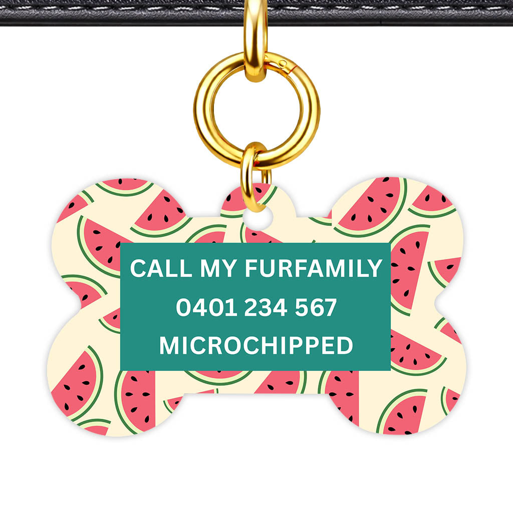 Watermelon Slice Classic Pet ID Tag (Dog Tag & Cat Tag)