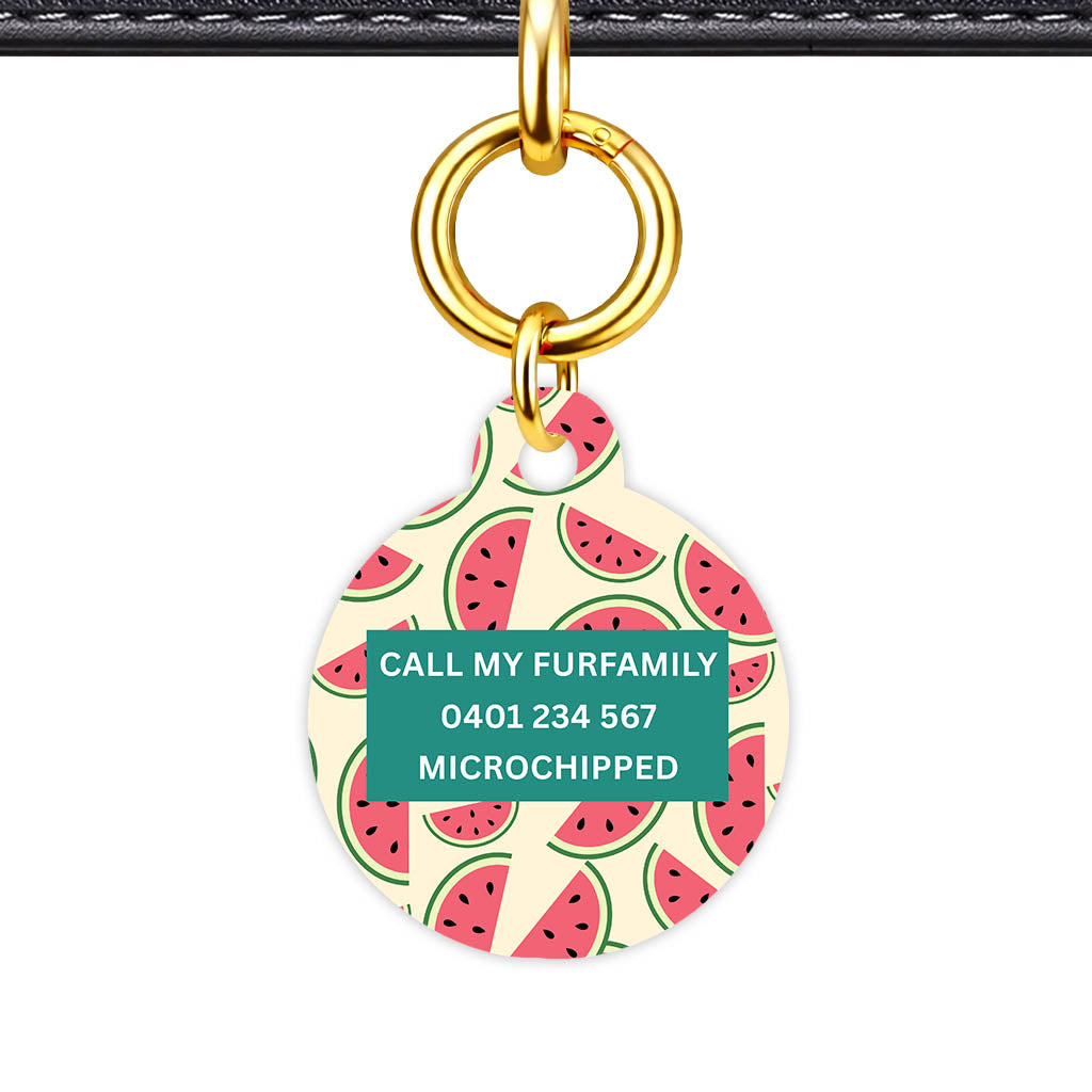 Watermelon Slice Classic Pet ID Tag (Dog Tag & Cat Tag)