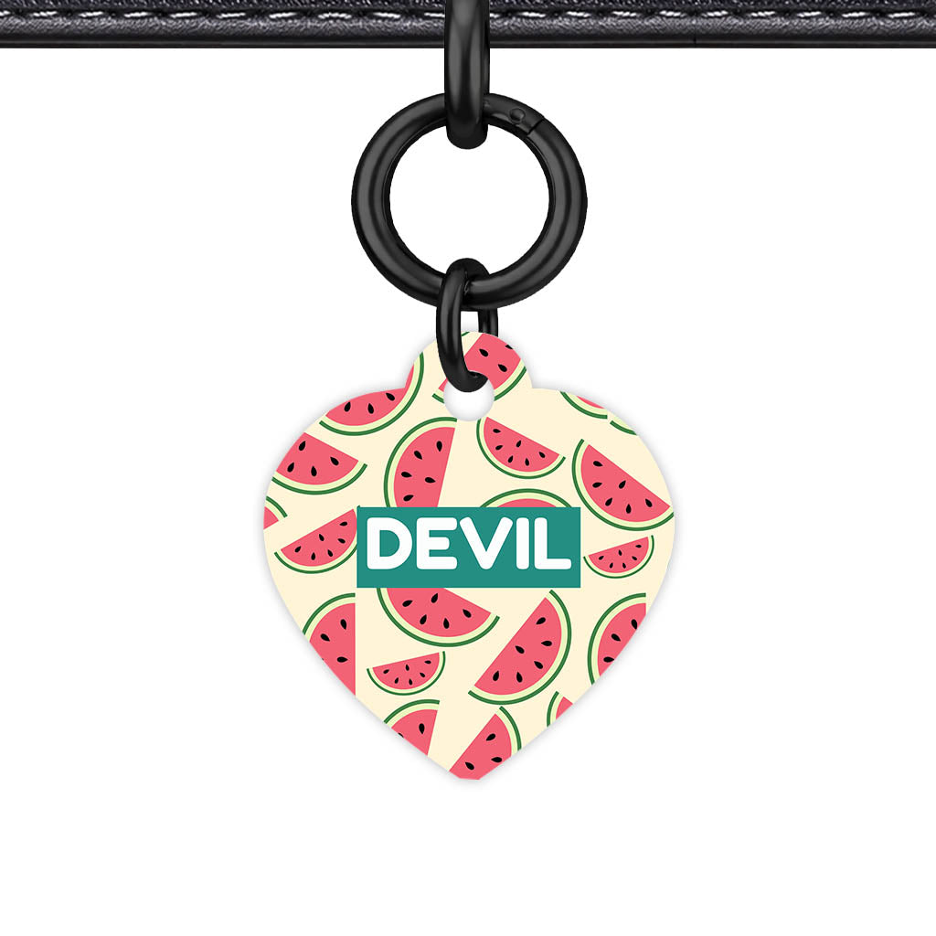 Watermelon Slice QR Smart Pet Id Tag Tag (Dog Tag & Cat Tag)