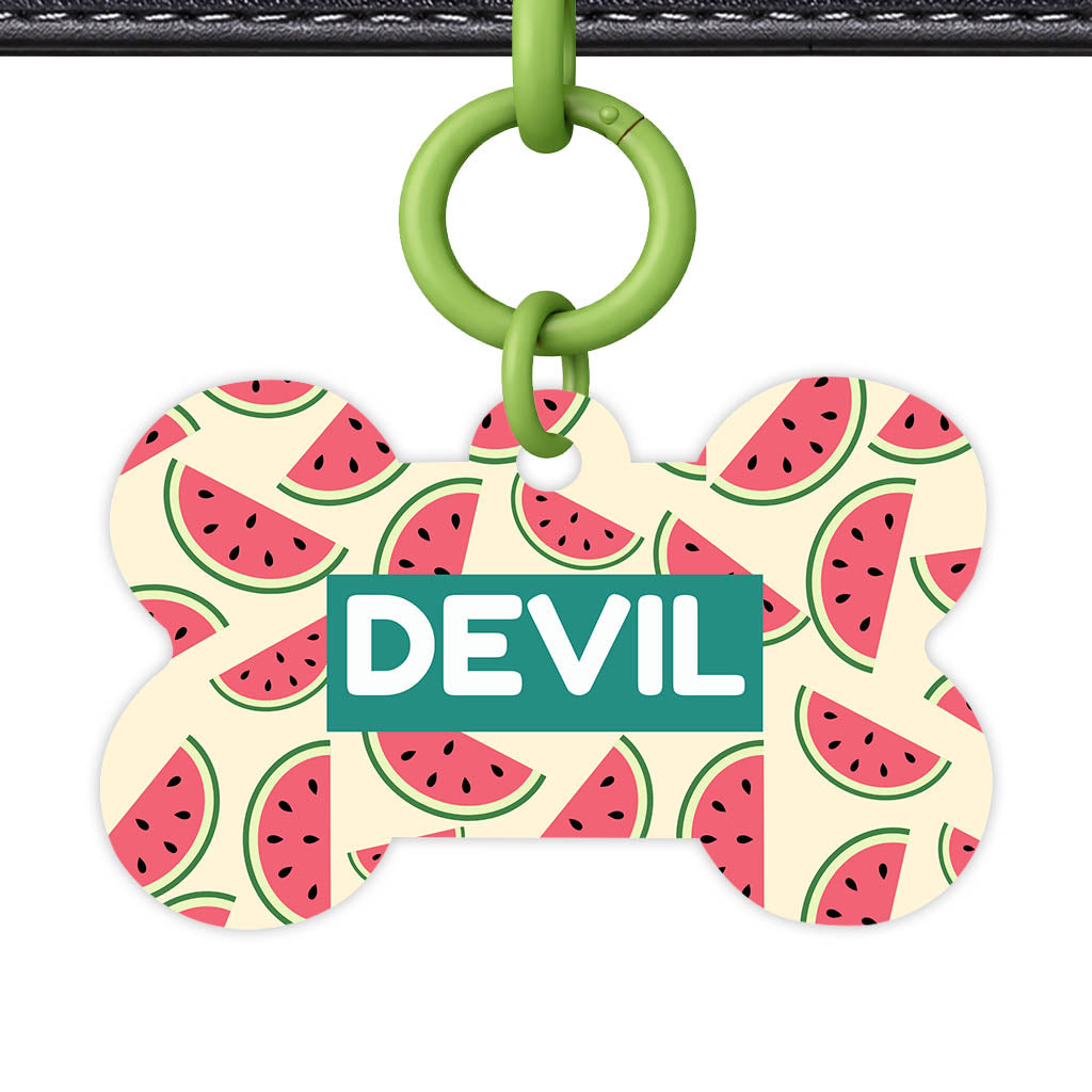 Watermelon Slice Classic Pet ID Tag (Dog Tag & Cat Tag)