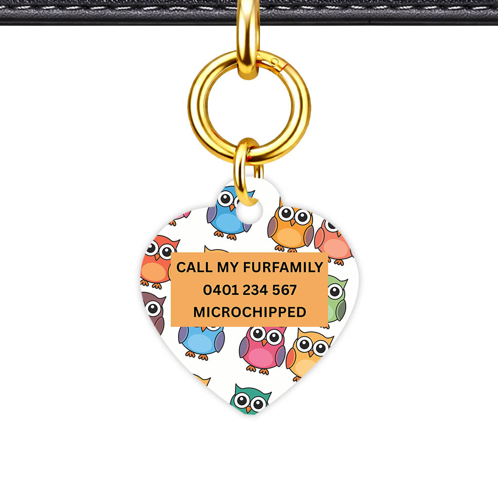 Owls Classic Pet ID Tag (Dog Tag & Cat Tag)